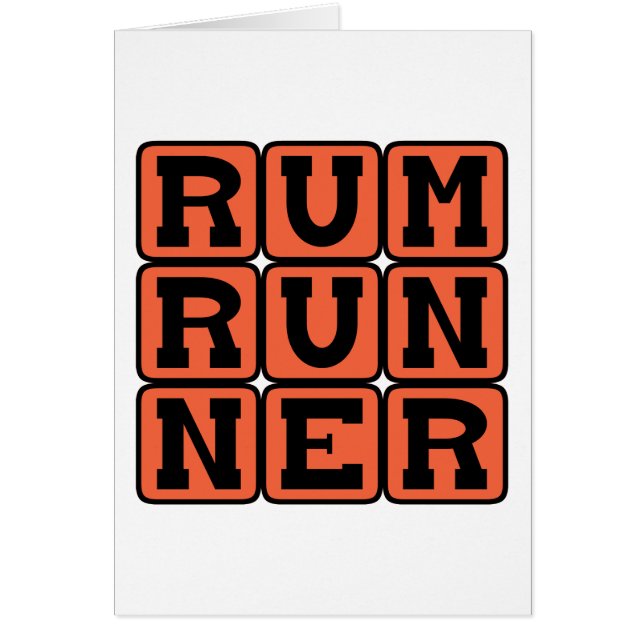 Rum Runner, cóctel (Frente)