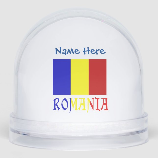 Rumania Bandera rumana Azul personalizada (Anverso)