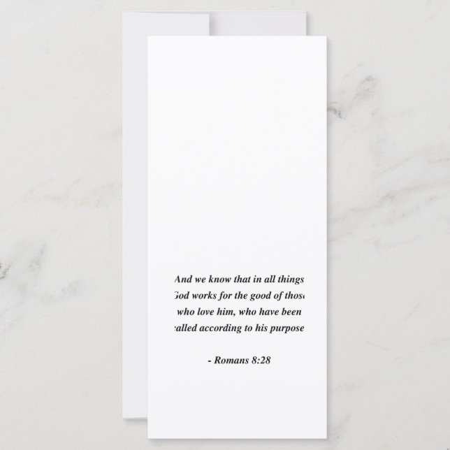 RUMANOS 8:28 (Anverso)