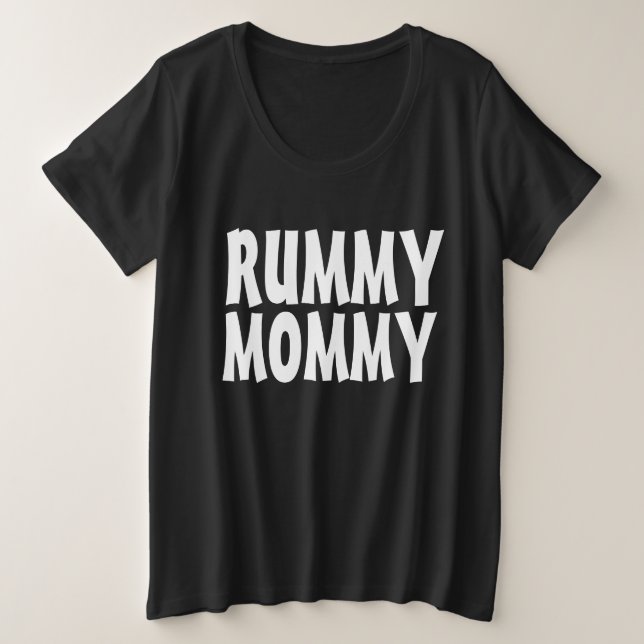 RUMMY MOM T-SHIRTS (Anverso del diseño)