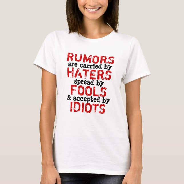 RUMORES ~ camiseta (Anverso)