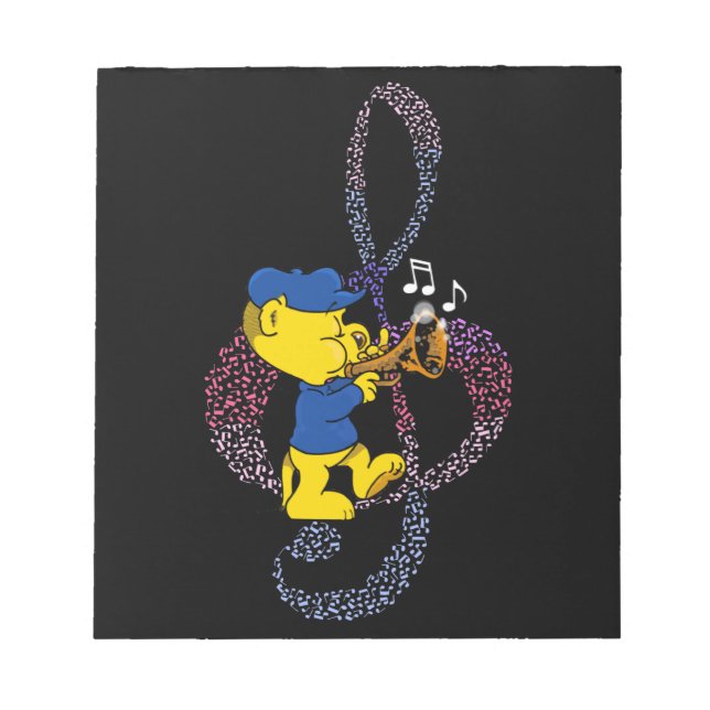 ¡Rumpus musical de Ferald! Bloc de notas (Frente)