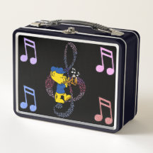 ¡Rumpus musical de Ferald! Caja de almuerzo metali