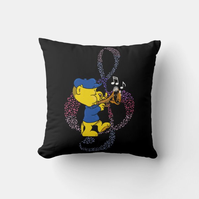 ¡Rumpus musical de Ferald! Cojín decorativo (Anverso)