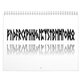 Runas reflejadas - calendario