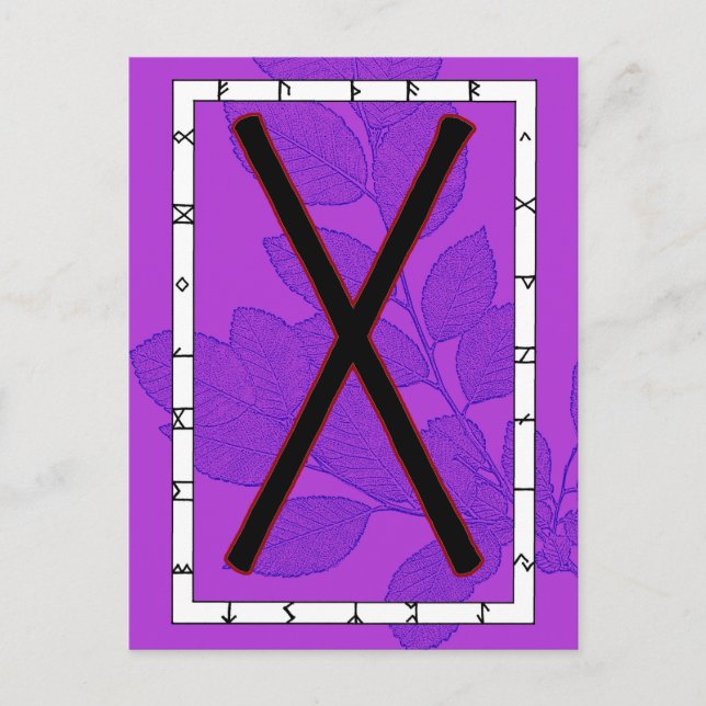 Rune Gebo - Unidad, postal de regalo (Anverso)