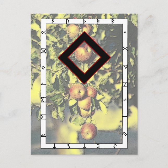 Rune Ingwaz — Tarjeta postal Hero (Anverso)