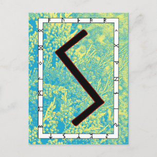 Rune Sowilo - ¡Éxito! Postal