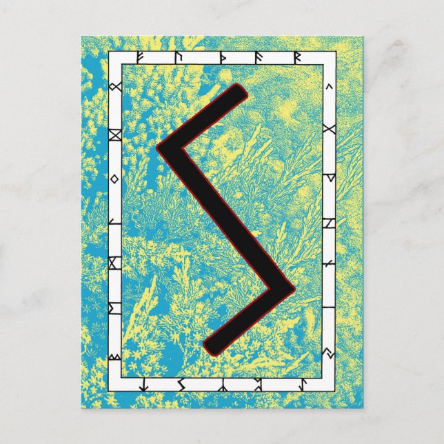 Rune Sowilo - ¡Éxito! Postal (Anverso)