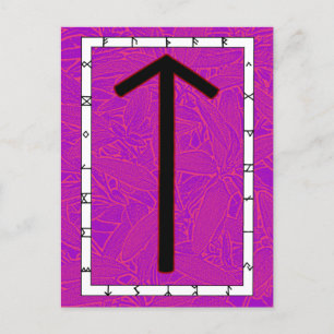 Rune Tiwaz - ¡Victoria! Postal