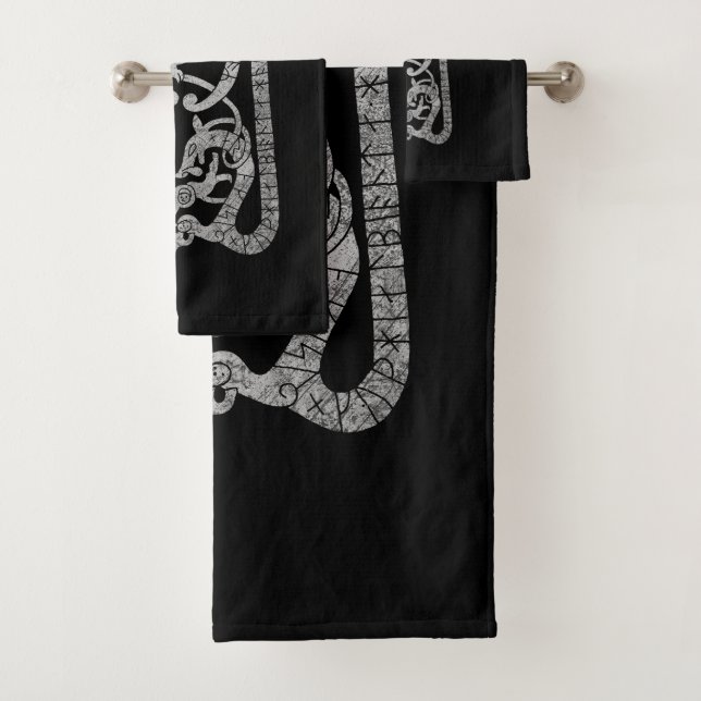 Runestone viejo de vikingo del sueco (In situ)