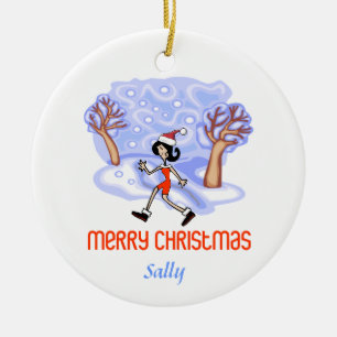 RunnerChick personalizó el ornamento
