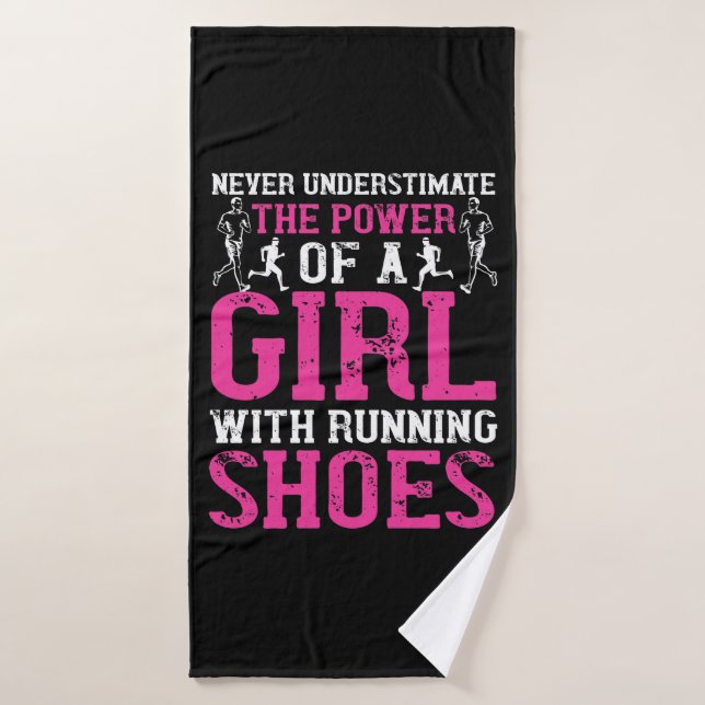 Running - Never underestimate champion (Toalla de baño)