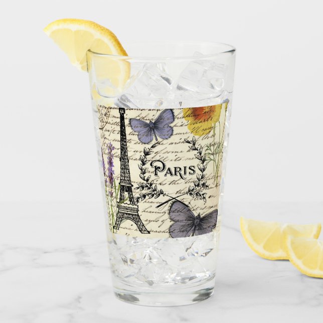 rural francés scripts de campo paris eiffel tower (Anverso (hielo))