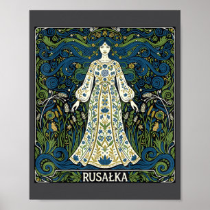 Rusalka eslava agua Srit pagano mito arte popular 
