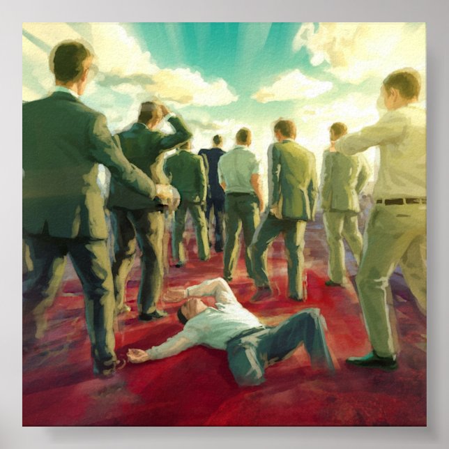 "Rush" Póster Impreso Arte Digital para Pared capi (Frente)