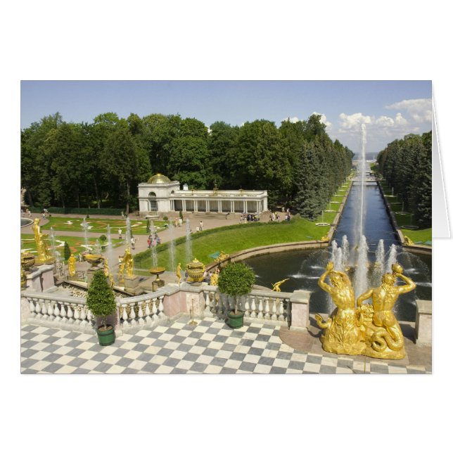 Rusia. Petrodvorets. Palacio Peterhof. Peter el (Anverso (Horizontal))