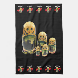 Rusia - Russia Babuschka de paños de vajilla