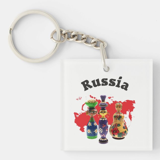 Rusia - Russia Babuschka llavero (Frente)