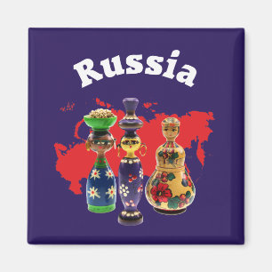 Rusia - Russia imán