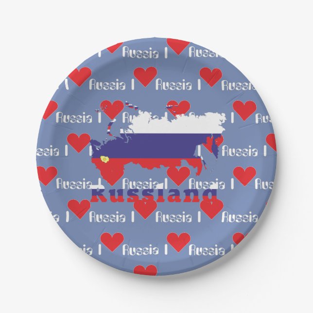 Rusia - Russia plato (Anverso)