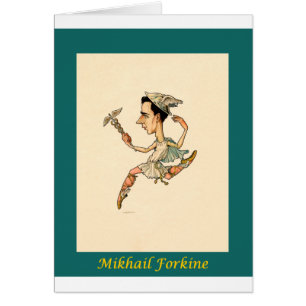 ~ ruso Mikhail Fokine de la caricatura del ballet