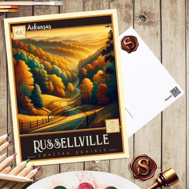 Russellville, Arkansas | Postal de época (Subido por el creador)