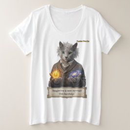 Russian Blue Einstein Cat - Imagination
