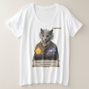 Russian Blue Einstein Cat - Imagination