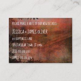 Rust and Brown Grunge Hemos movido la tarjeta de i