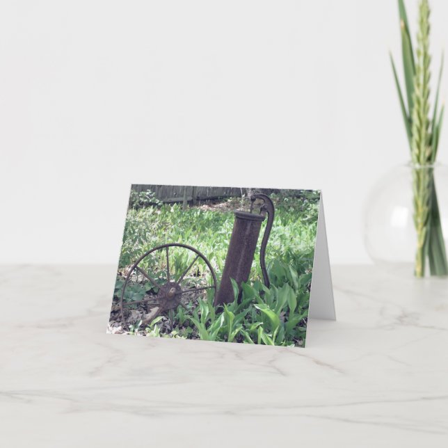 Rusted Things Flower Garden Nature (Anverso)