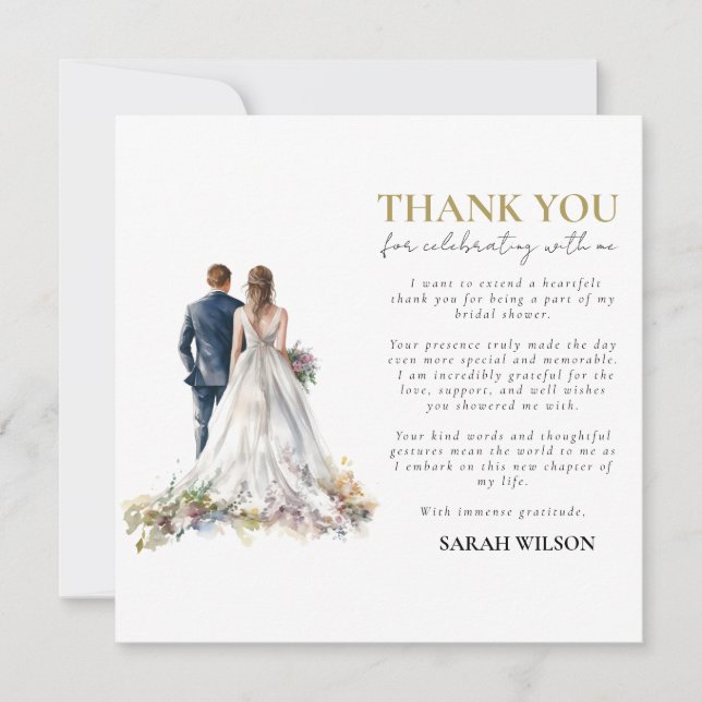 Rustic Classic Boho Floral Gracias (Anverso)