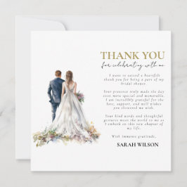 Rustic Classic Boho Floral Gracias