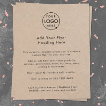 Rustic Kraft | Logotipo comercial Publicidad moder