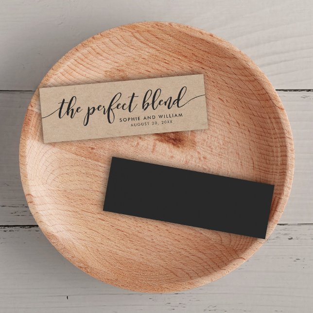 Rustic Kraft Script Boda La Mezcla Perfecta (Subido por el creador)