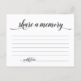 Rustic Share A Memory Sympathy, Tarjeta De Nota Me
