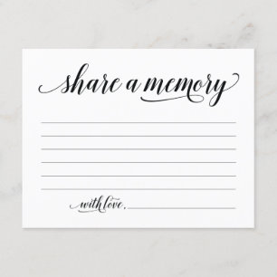 Rustic Share A Memory Sympathy, Tarjeta De Nota Me