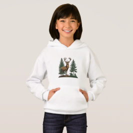 Rustic Wildflower Botánica Kids Hoodie