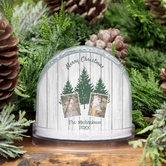 Rustic Woodland Christmas Photo (Invierno)