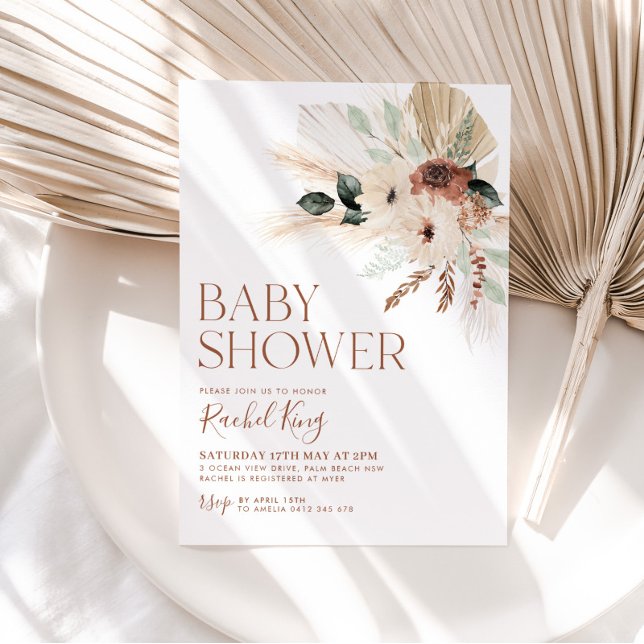 Rústica de la energía floral de la invitación del  (Subido por el creador)