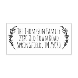 Rústica Dirección de Retorno Sello de autotinta