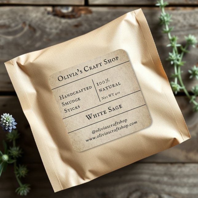 Rústica | Etiquetas Sage Smudge (Subido por el creador)