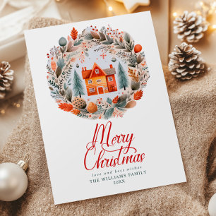 Rústica Feliz Navidad Wreath Swehome