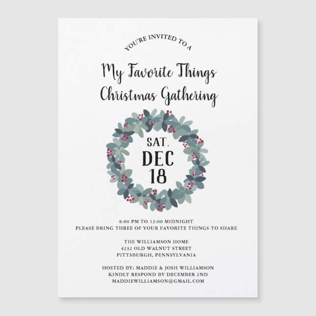 Rústica guerra contra Navidades Fiesta imán (Anverso)