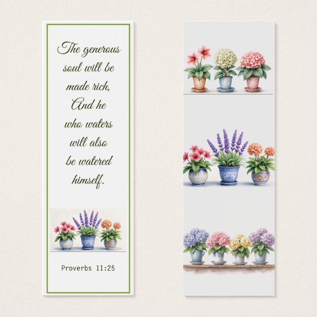 Rústica Hydrangea Lavender Elegante Verse de la Bi (Anverso y reverso)