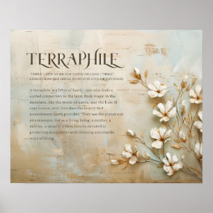 Rústica Naturaleza Tierra arte mural, Terraphile 2