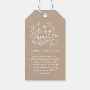 Rústica personalizada Vines White Kraft, Etiqueta 
