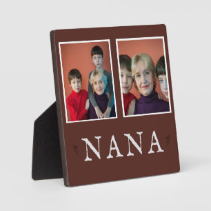 Rústica placa de la abuela personalizada de 2 foto