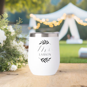 Rústica rama Sr. Monogram Groom Gift