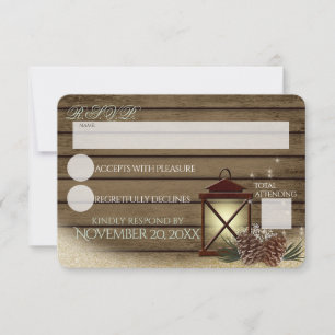 Rústica respuesta en madera de granero de invierno